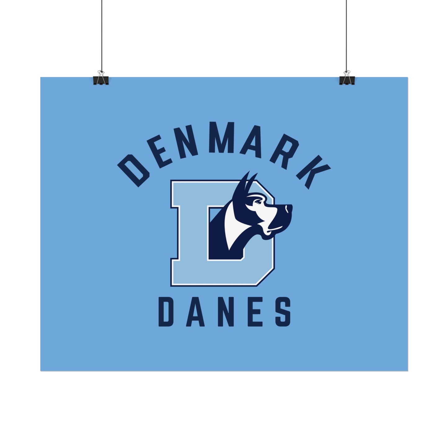 Denmark Danes Rolled Posters