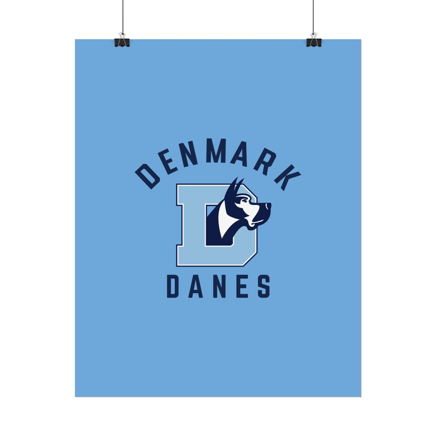 Denmark Danes Rolled Posters