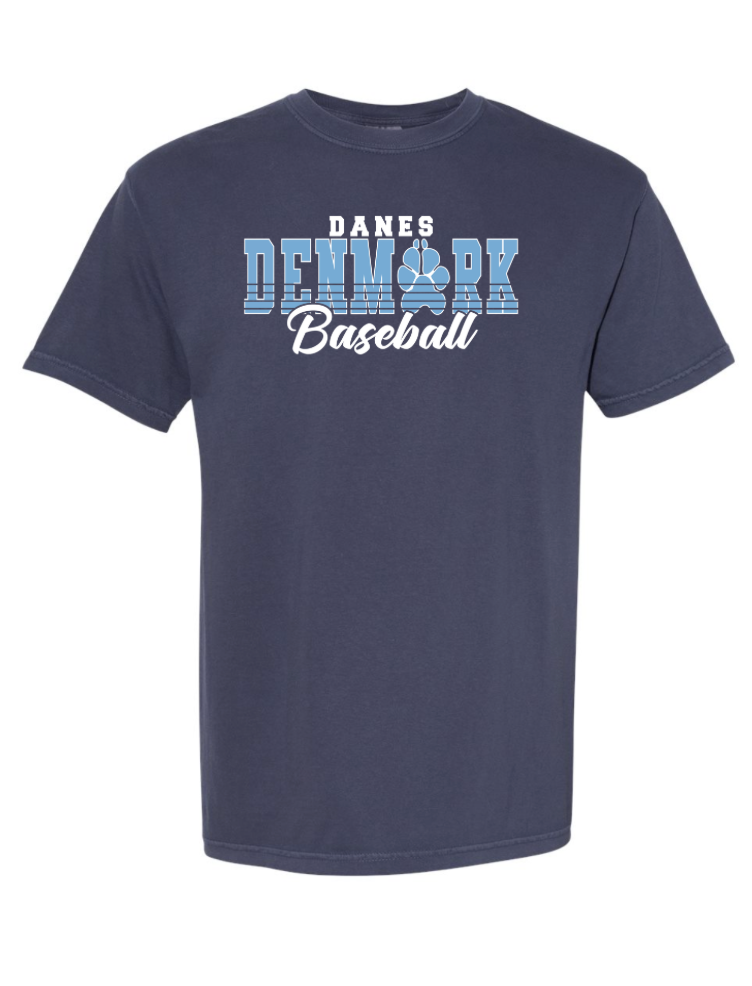 2024 Danes Baseball Comfort-Color Garment-Dyed Heavyweight T-Shirt