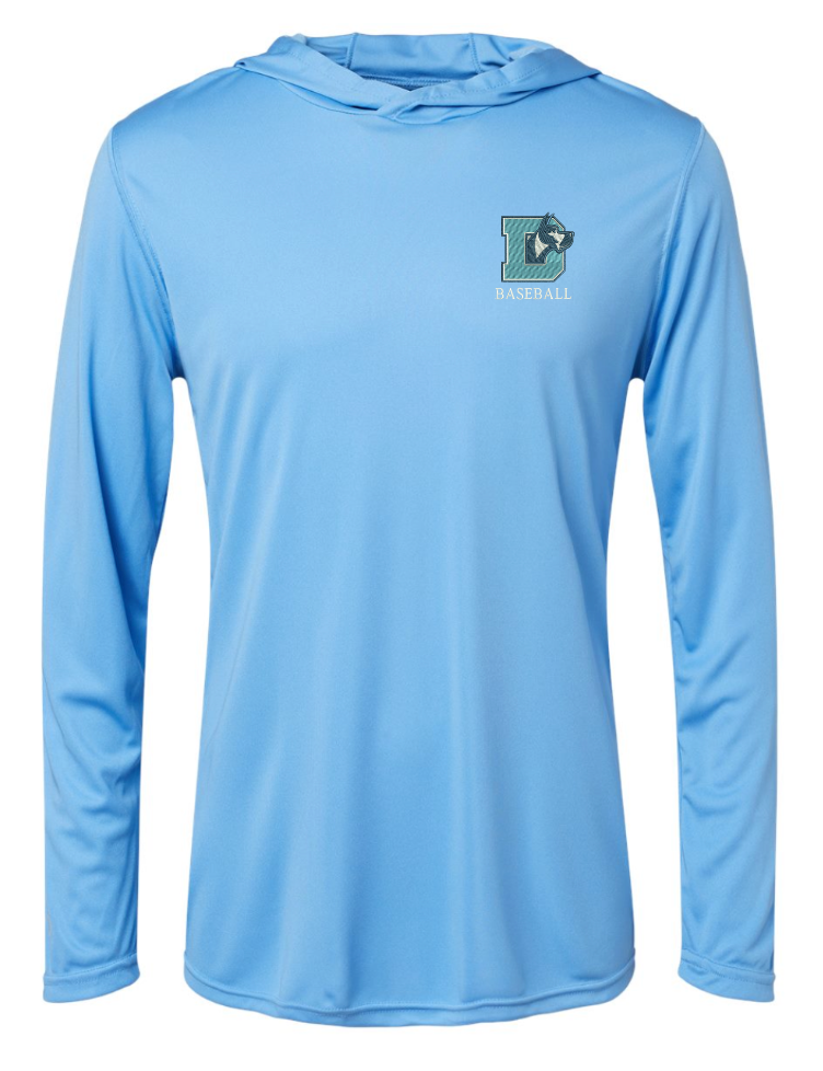 2024 Denmark Baseball Holloway Momentum Hooded Long Sleeve
