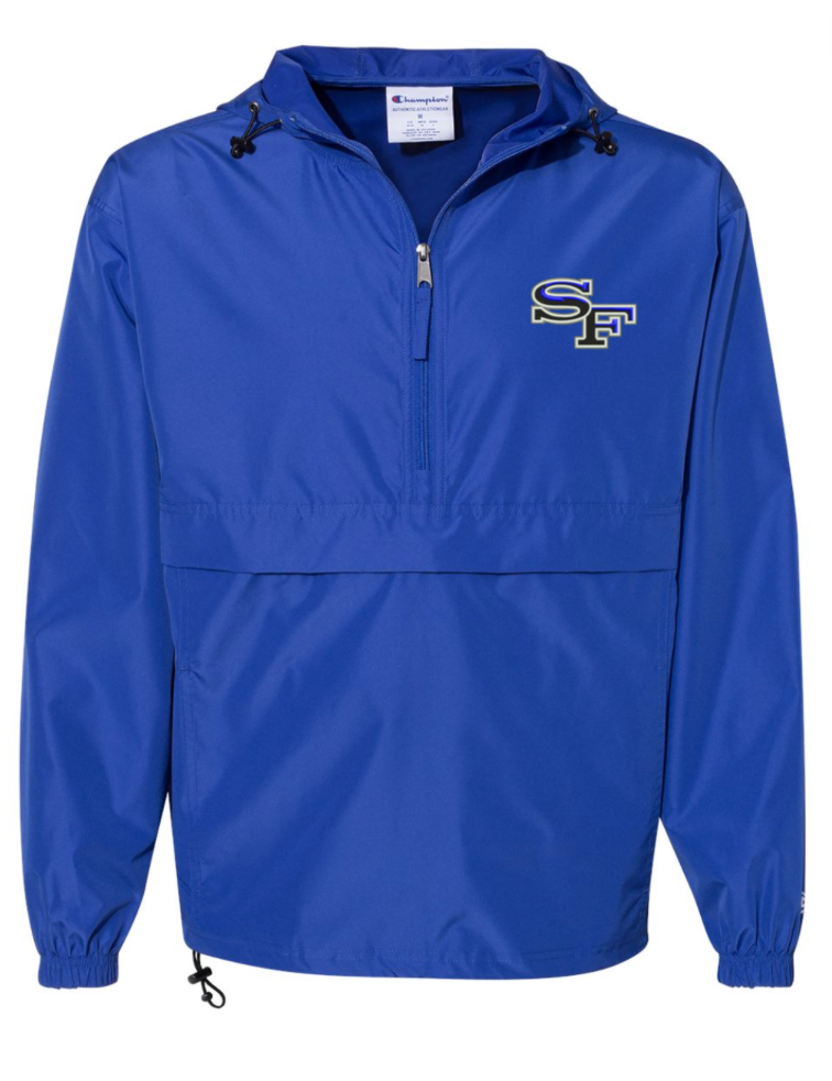 South Forsyth XC Champion Hooded Packable 1/4zip Jacket