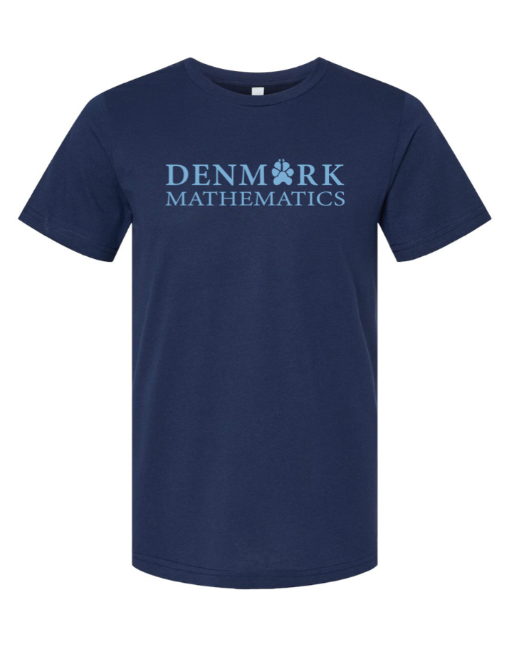Danes Math Club Bella Canvas Tee Navy