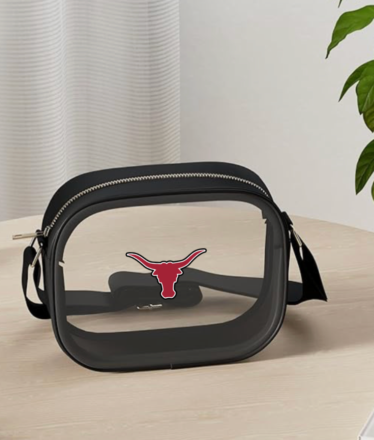 '26 Lambert Football Clear Crossbody Purse