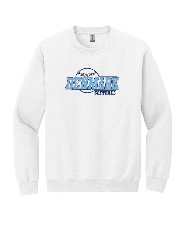 2025 Danes Softball Gildan Heavy Blend™ Crewneck White