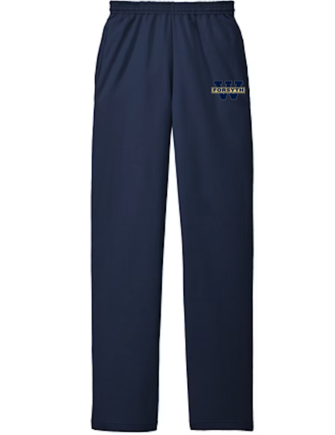 West Forsyth Dance Team W Logo JERZEES Unisex NuBlend® Open-Bottom Sweatpants