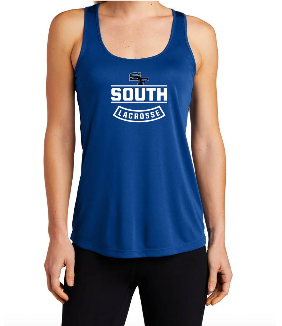 2025-26 South Lax Sport-Tek® Women's PosiCharge® Racerback Tank