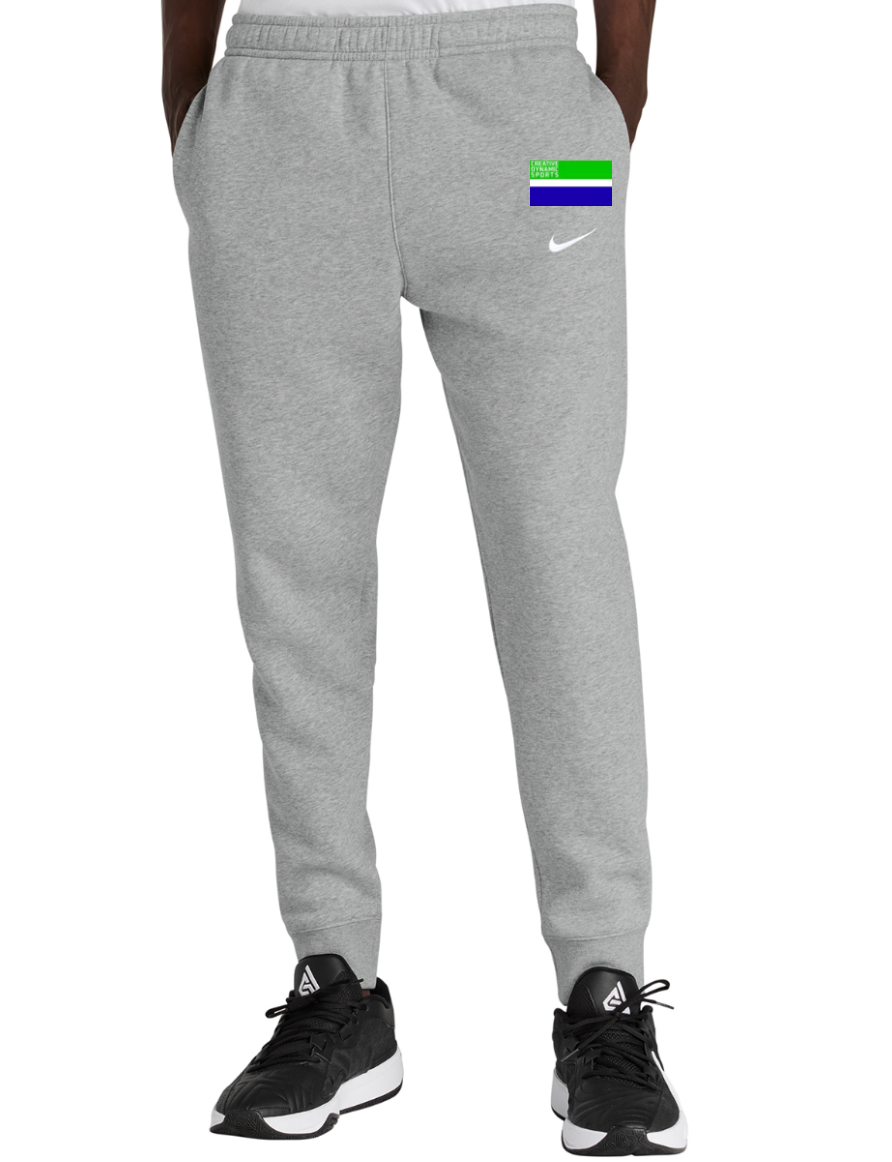 CDS Nike Club Fleece Jogger with 10-years Badge Logo Gray