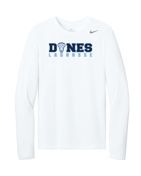 2026-27 Denmark Lax Nike Dri-FIT Long Sleeve White