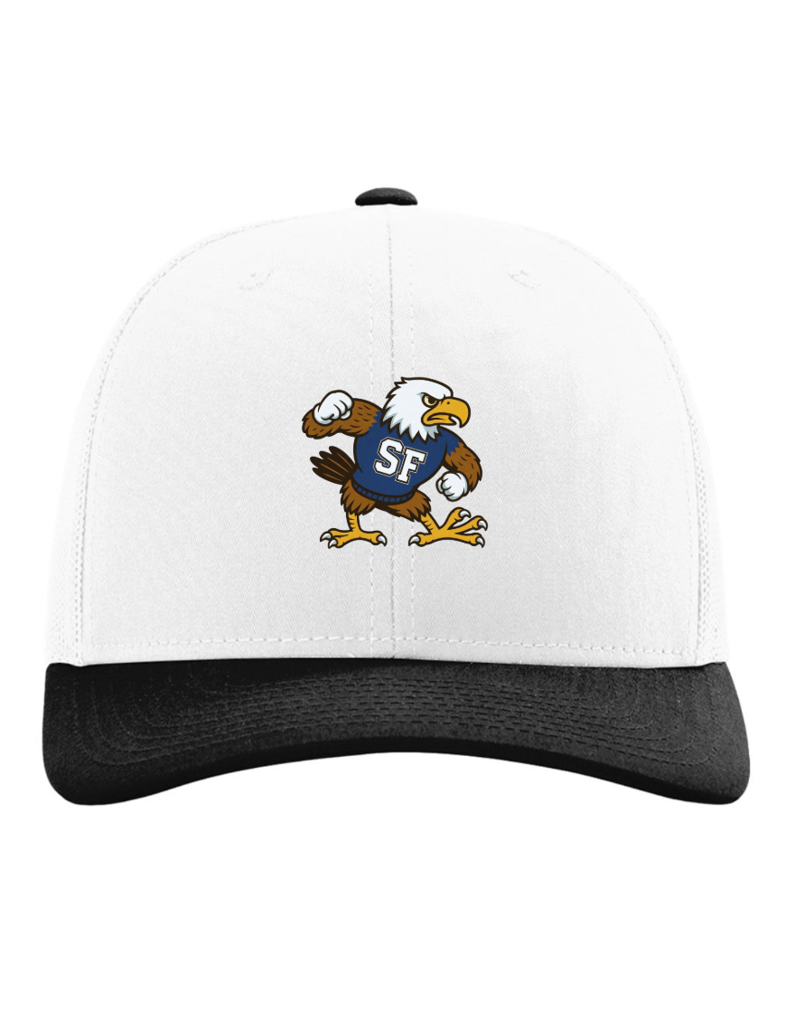 SF War Eagle Football Victor Richardson Trucker Hat - White