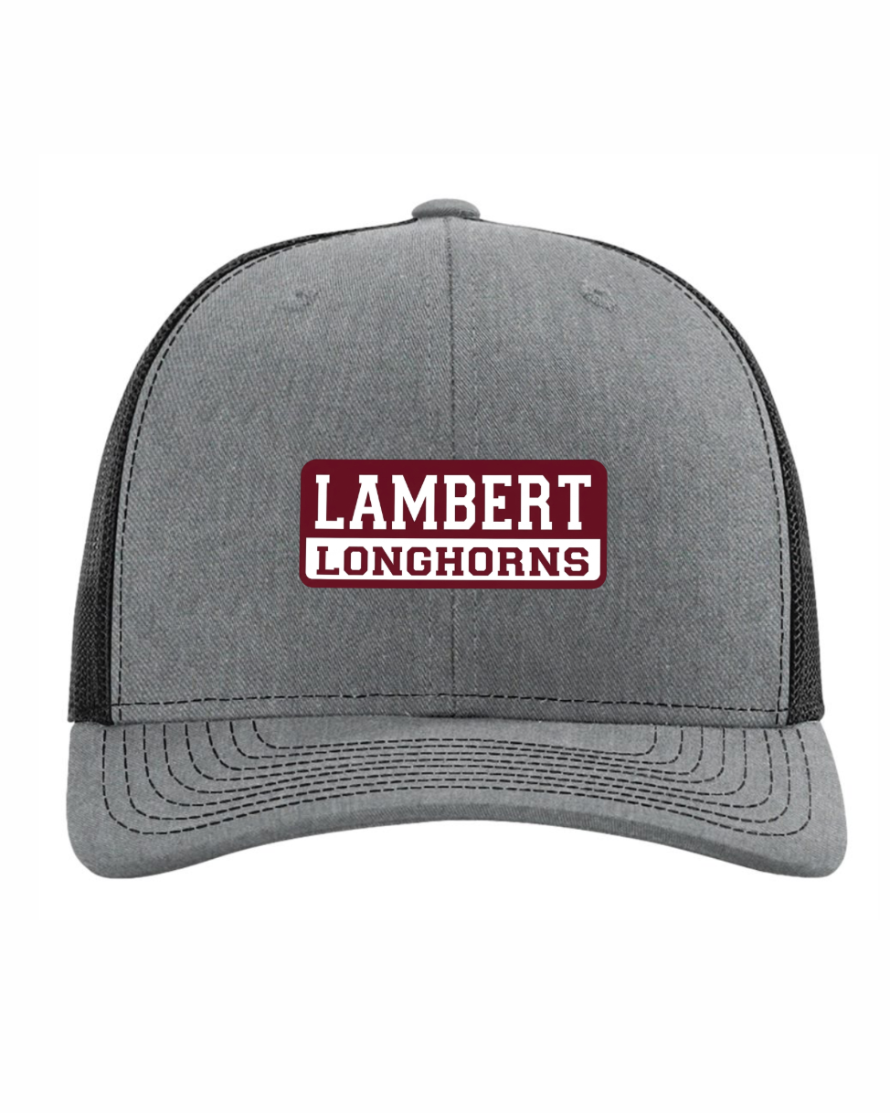'26 Lambert Football Richardson Snapback Trucker Cap - Retangular Logo