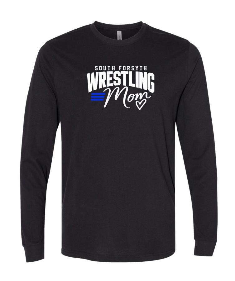 26-27 SF Wrestling Next-Level Unisex Cotton Long Sleeve Tee / SF Wrestling Mom