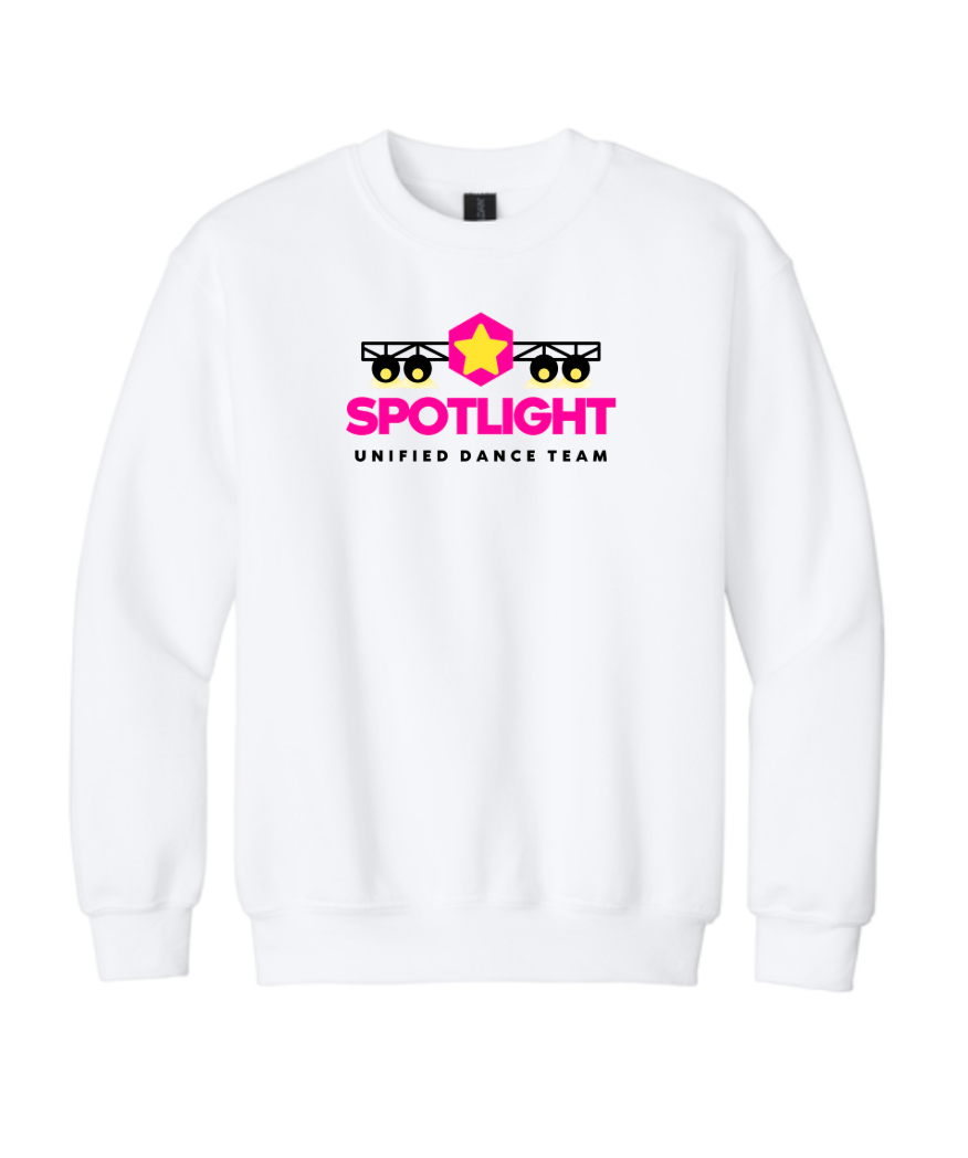 Spotlight Dance Team YOUTH Heavy Blend™ Crewneck Sweatshirt - White