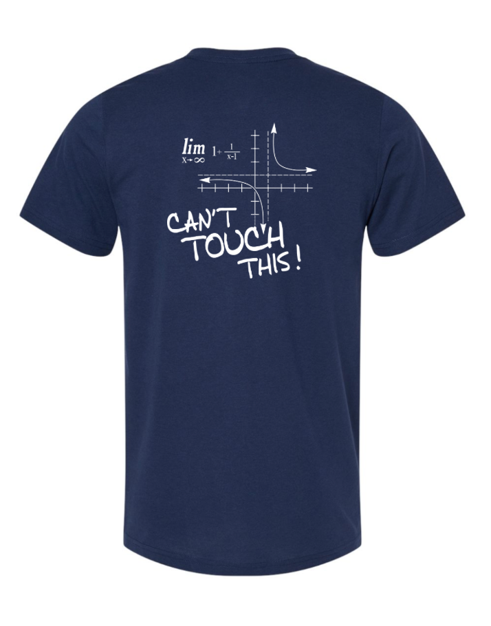 Danes Math Club Team Logo BELLA + CANVAS Tee Navy