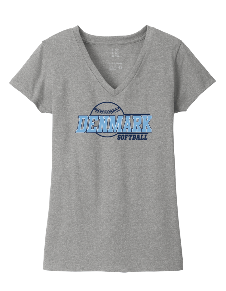 2025 Danes Softball District V-Neck Tee