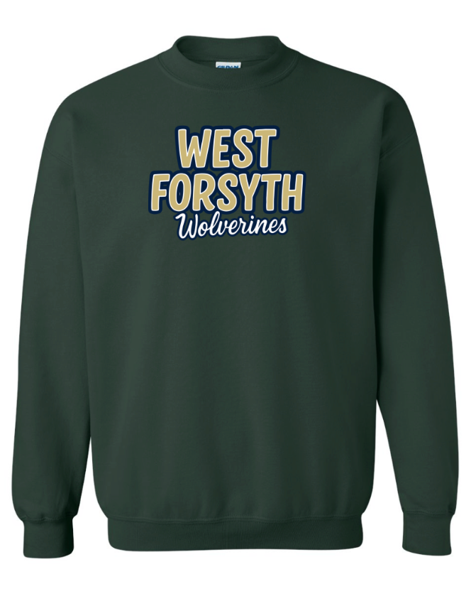 West Forsyth Dance Team Wolverines Gildan Crewneck Collection