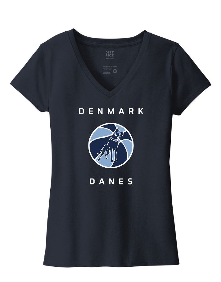 2024 Danes Girl's Danes Ball Logo Lady V-Neck