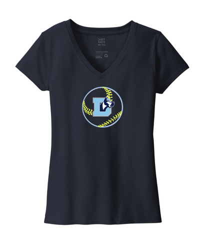 2025 Danes Softball District V-Neck Tee