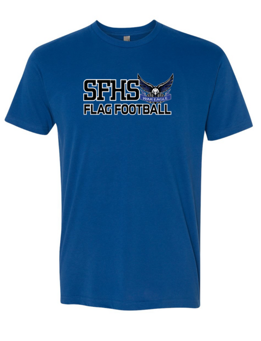 2025 SOUTH Flag Football Next Level Sueded Tee / Royal Blue