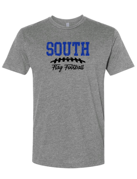 2025 SOUTH Flag Football Next Level Sueded Tee / Gray