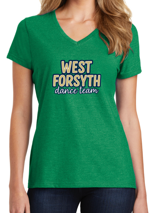 West Forsyth Dance Team Port & Co™ Women's V-Neck Tee Collection