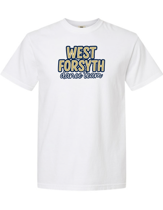 West Forsyth Dance Team  Next Level Sueded Tee White Collection
