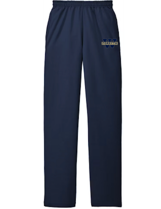 West Forsyth Dance Team W Logo JERZEES Unisex NuBlend® Open-Bottom Sweatpants
