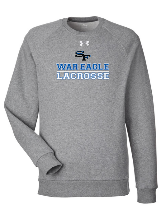 2025-26 South Lax Under Armour Rival Fleece Crewneck / Gray