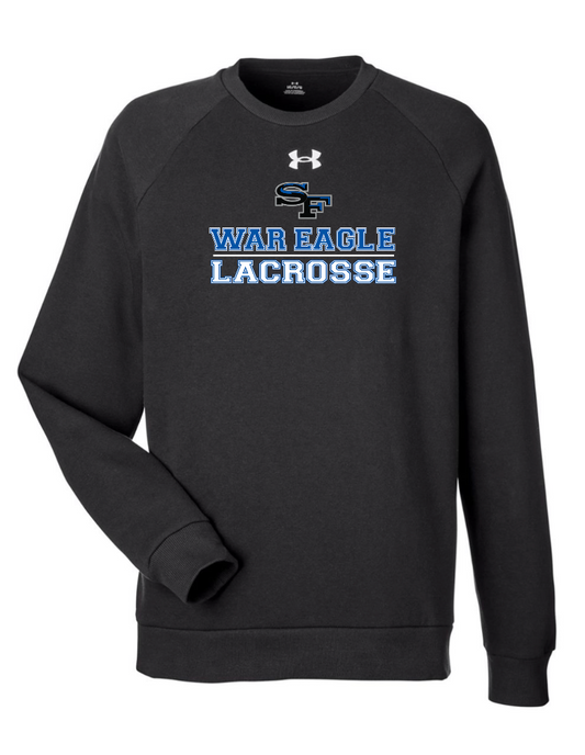 2025-26 South Lax Under Armour Rival Fleece Crewneck / Black