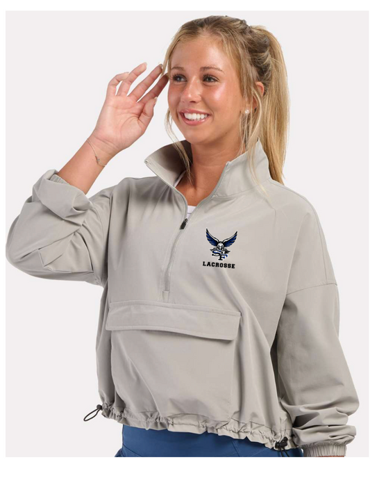 2025-26 South Lax Ladies Stretch Woven Quarter-Zip / Silver