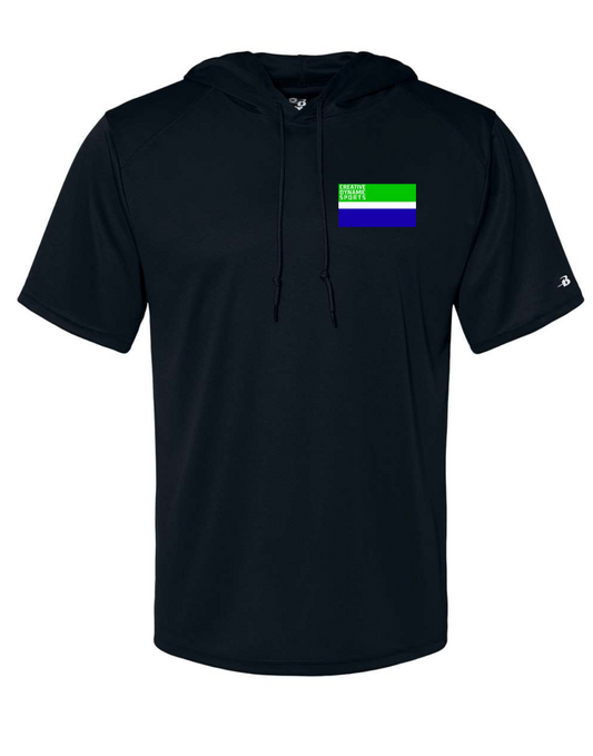 CDS Badger B-Core Hooded T-Shirt with 10-years Badge Logo