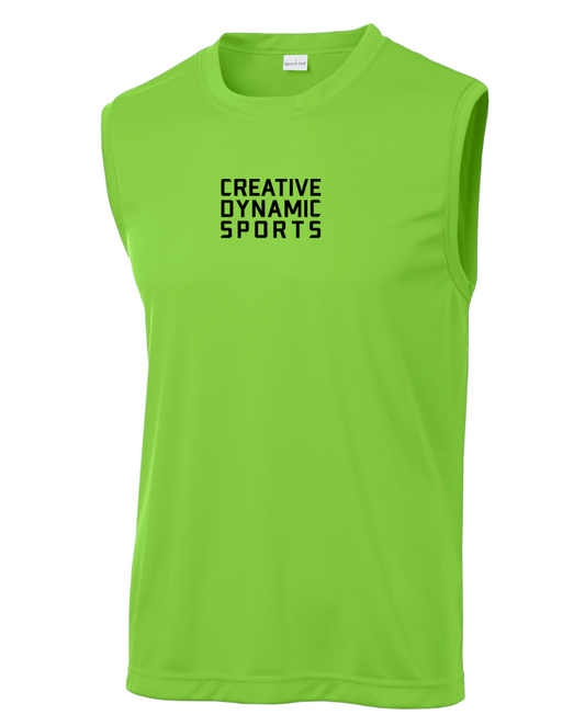 CDS Sleeveless PosiCharge® Muscle Tank / Lime Shock
