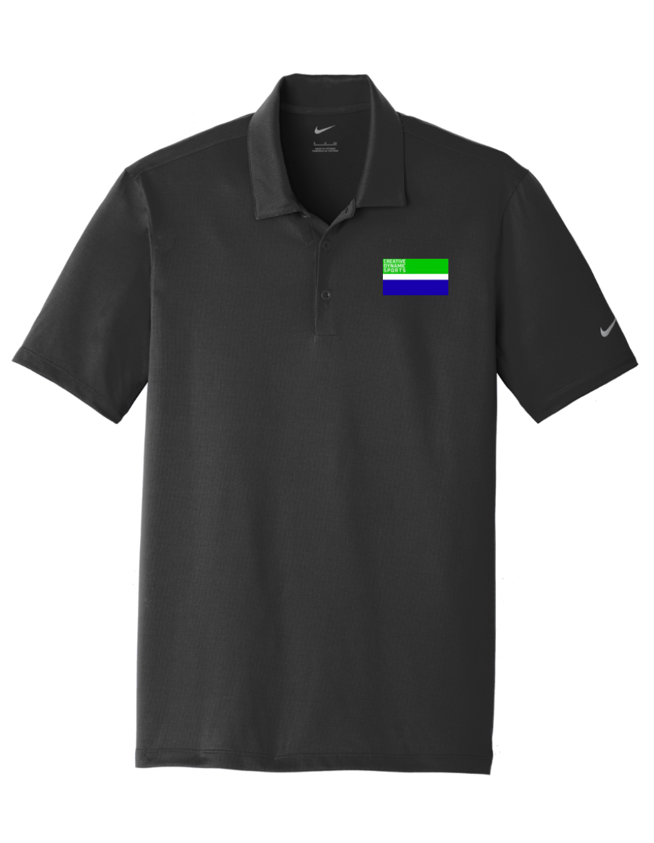 CDS Nike Dri-FIT Legacy Black Polo with 10-years Badge Logo