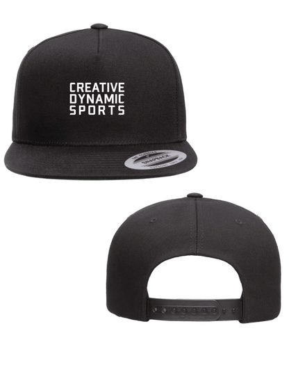 CDS Five-Panel Cotton Twill Snapback Cap