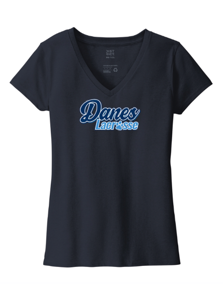 2026-27 Denmark Lax Lady V-neck Tee