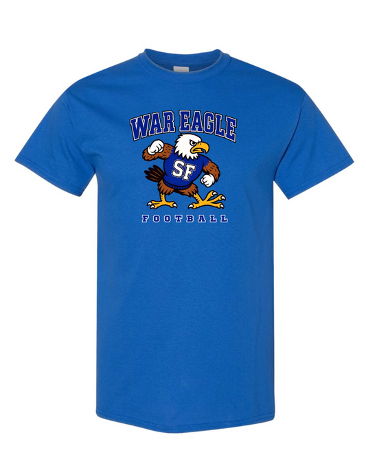 SF War Eagle Football Victor T-shirt - Royal Blue