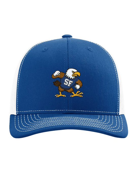 SF War Eagle Football Victor Richardson Trucker Hat - Blue