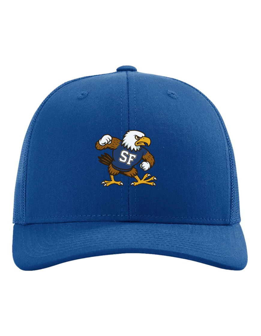 SF War Eagle Football Victor Richardson Trucker Hat - Blue