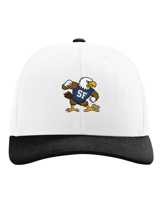 SF War Eagle Football Victor Richardson Trucker Hat - White