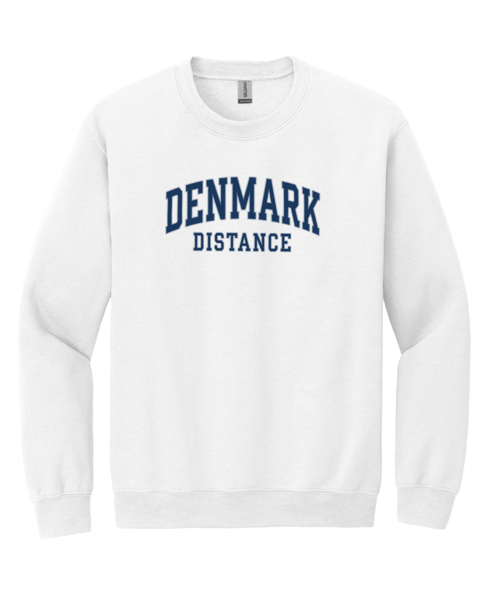 2026 Danes XC "Denmark Distance" Gildan Crewneck White