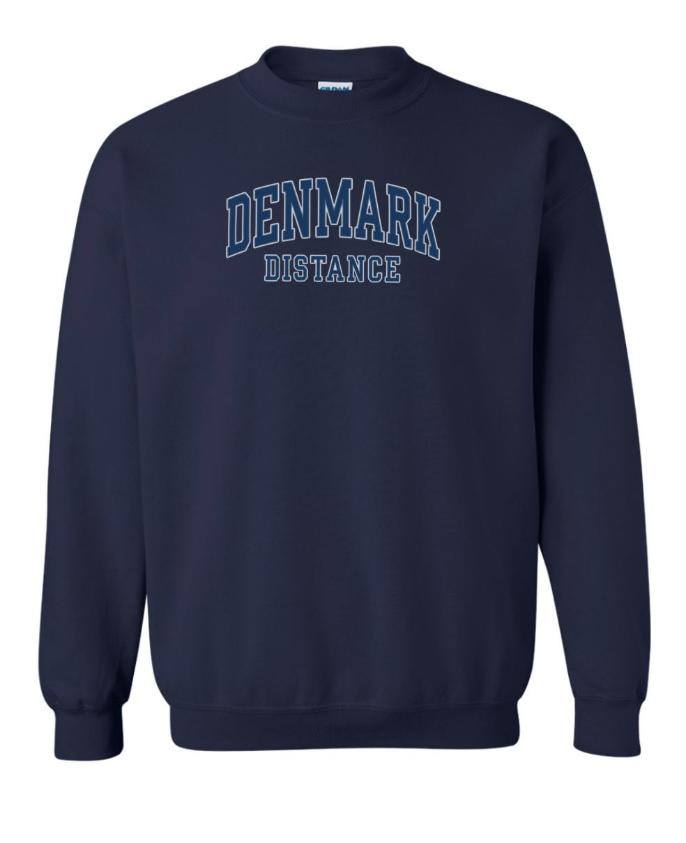 2026 Danes XC "Denmark Distance" Gildan Crewneck Navy