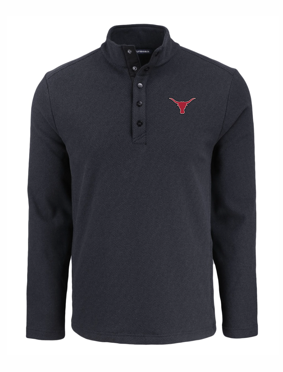 '26 Lambert Football Cutter & Buck Mens Hybrid Snap Placket Pullover