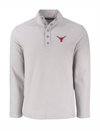 '26 Lambert Football Cutter & Buck Mens Hybrid Snap Placket Pullover