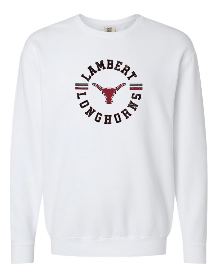 '26 Lambert Football Comfort Colors® Lightweight Crewneck Sweatshirt