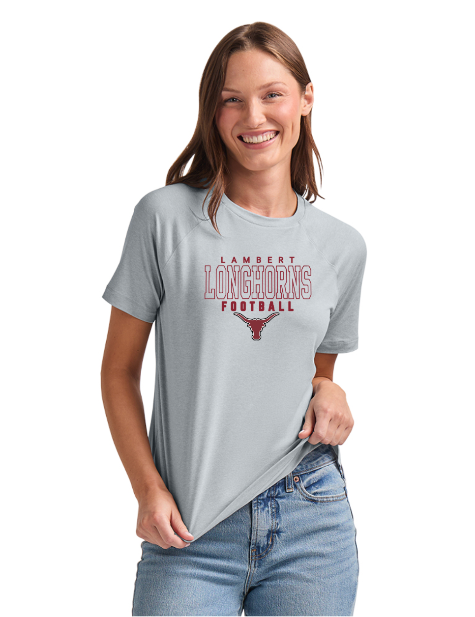 '26 Lambert Football Charles River Women's Lightweight Stretch T-Shirt