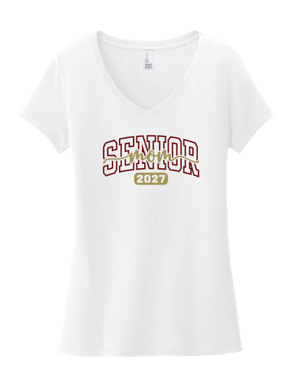 '26 Lambert Football "2027 Senior Mom" District® Women’s Tri® V-Neck Tee