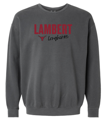 '26 Lambert Football Comfort Colors® Lightweight Crewneck Sweatshirt