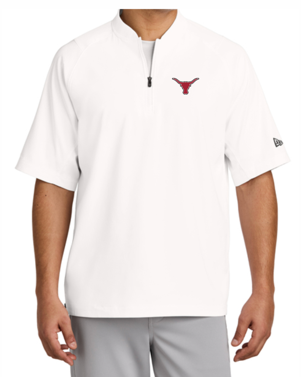 '26 Lambert Football New Era® Cage Short Sleeve 1/4-Zip Jacket