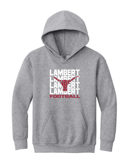 '26 Lambert Football YOUTH Gildan Heavy Hoodie