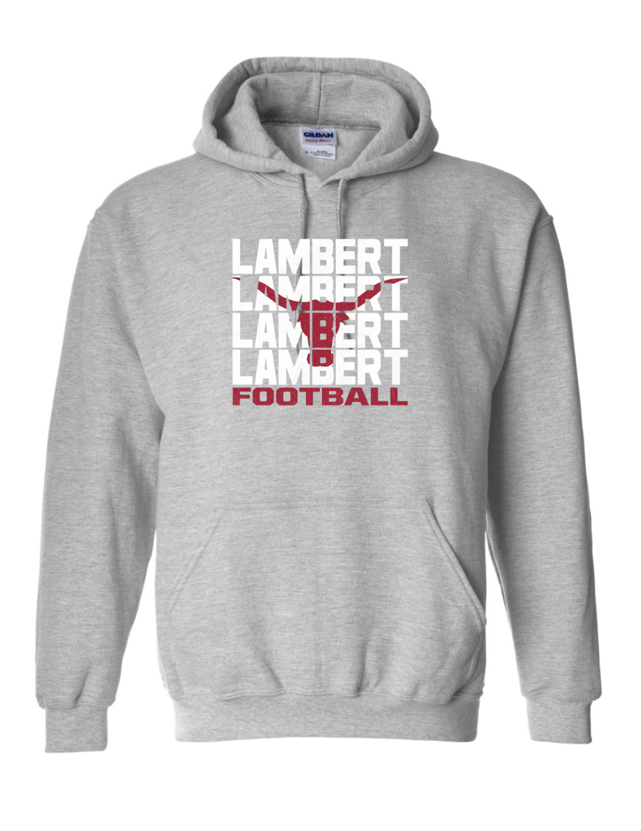 '26 Lambert Football Gildan Heavy Hoodie Sweatshirt