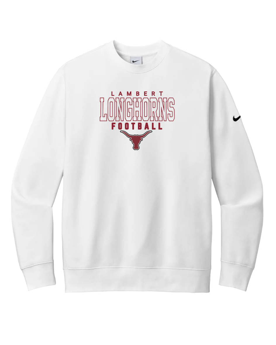 '26 Lambert Football Nike Club Crewneck